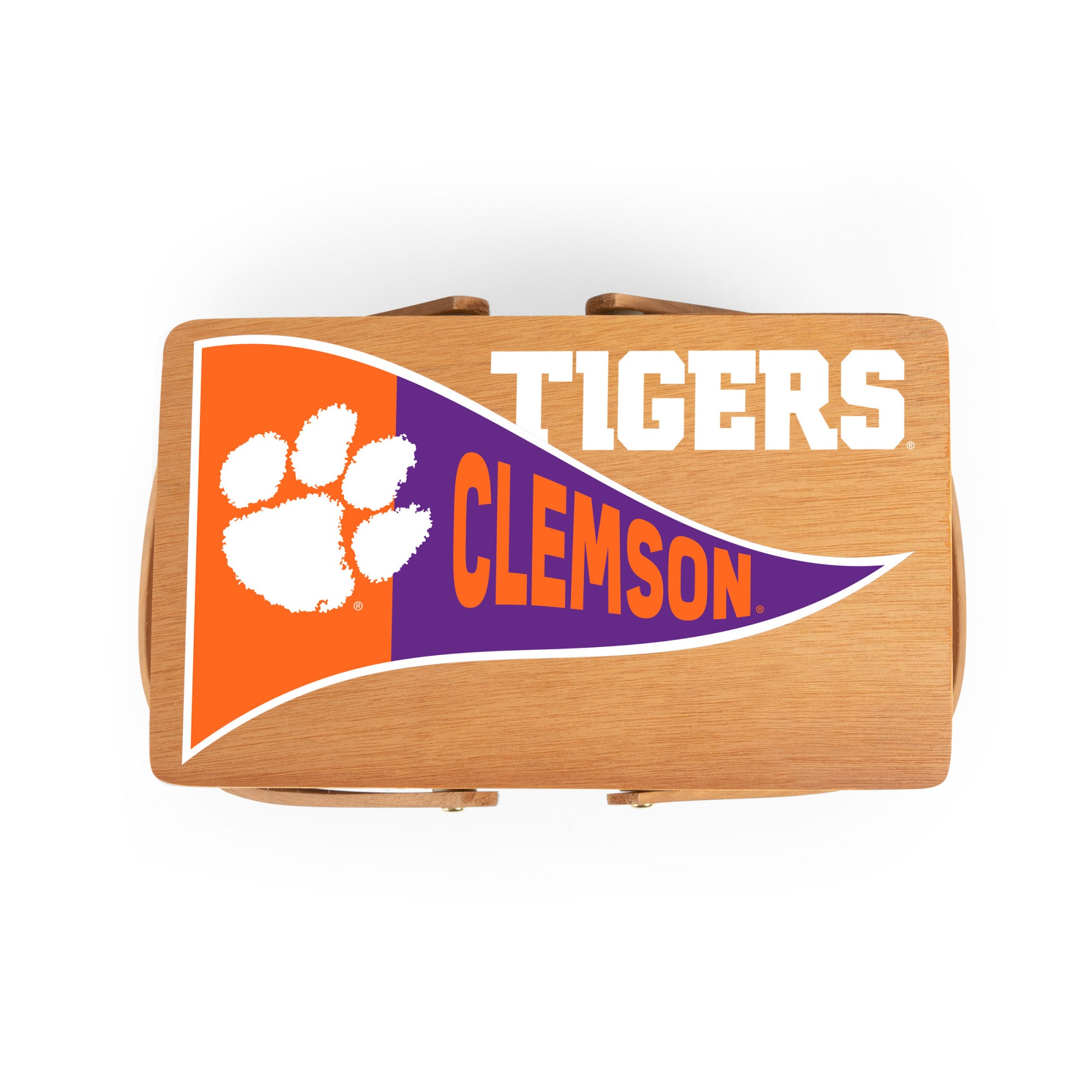 Clemson Tigers - Poppy Personal Picnic Basket