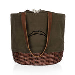 Los Angeles Chargers - Coronado Canvas and Willow Basket Tote