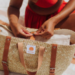Hermosa Woven Beach Cooler Bag