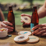 Miami Dolphins - Coasters with Bottle Openers Set of 4