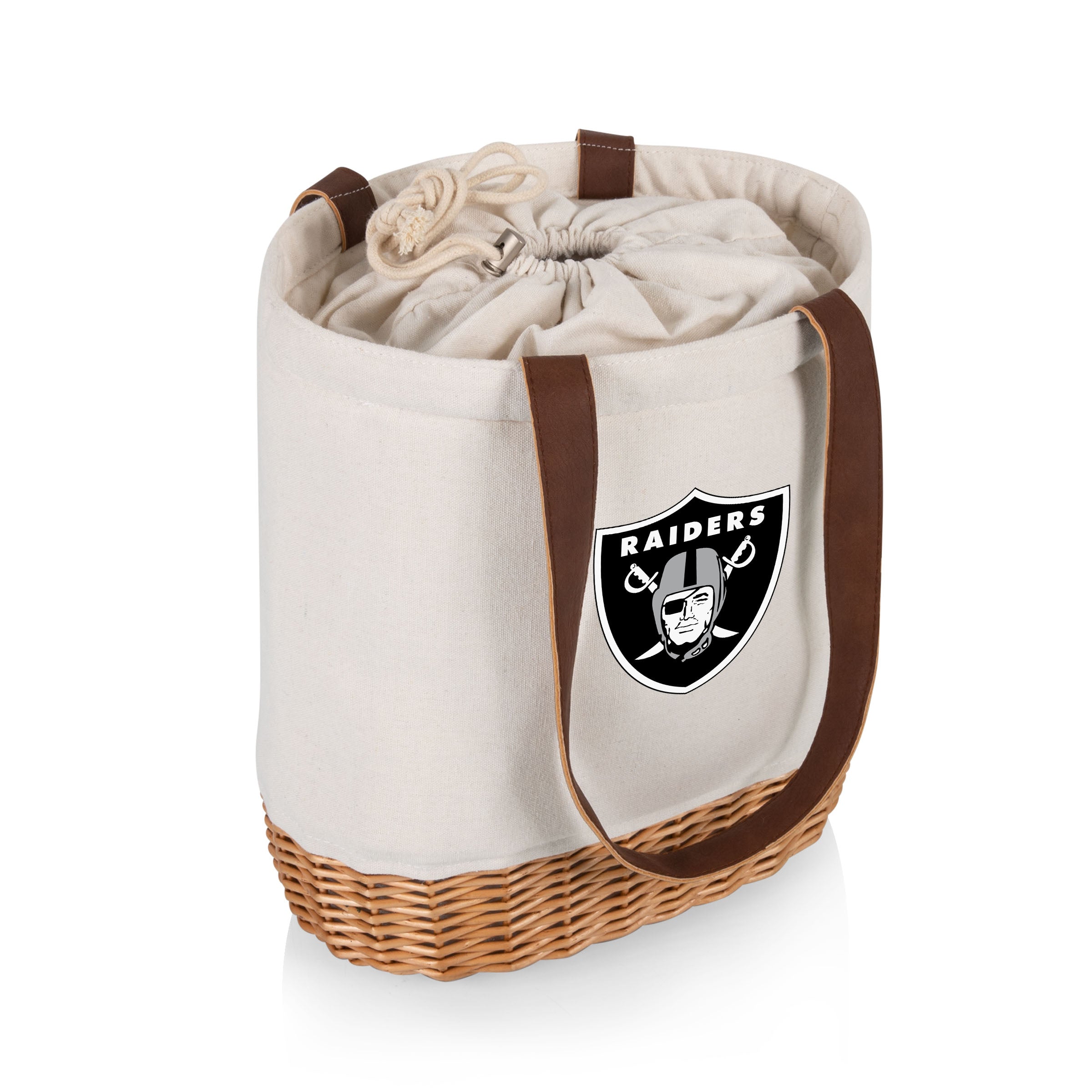 Las Vegas Raiders - Pico Willow and Canvas Lunch Basket