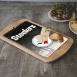 Pittsburgh Steelers - Billboard Glass Top Serving Tray
