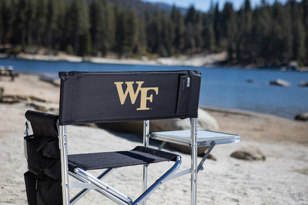 Wake Forest Demon Deacons - Sports Chair with Side Table