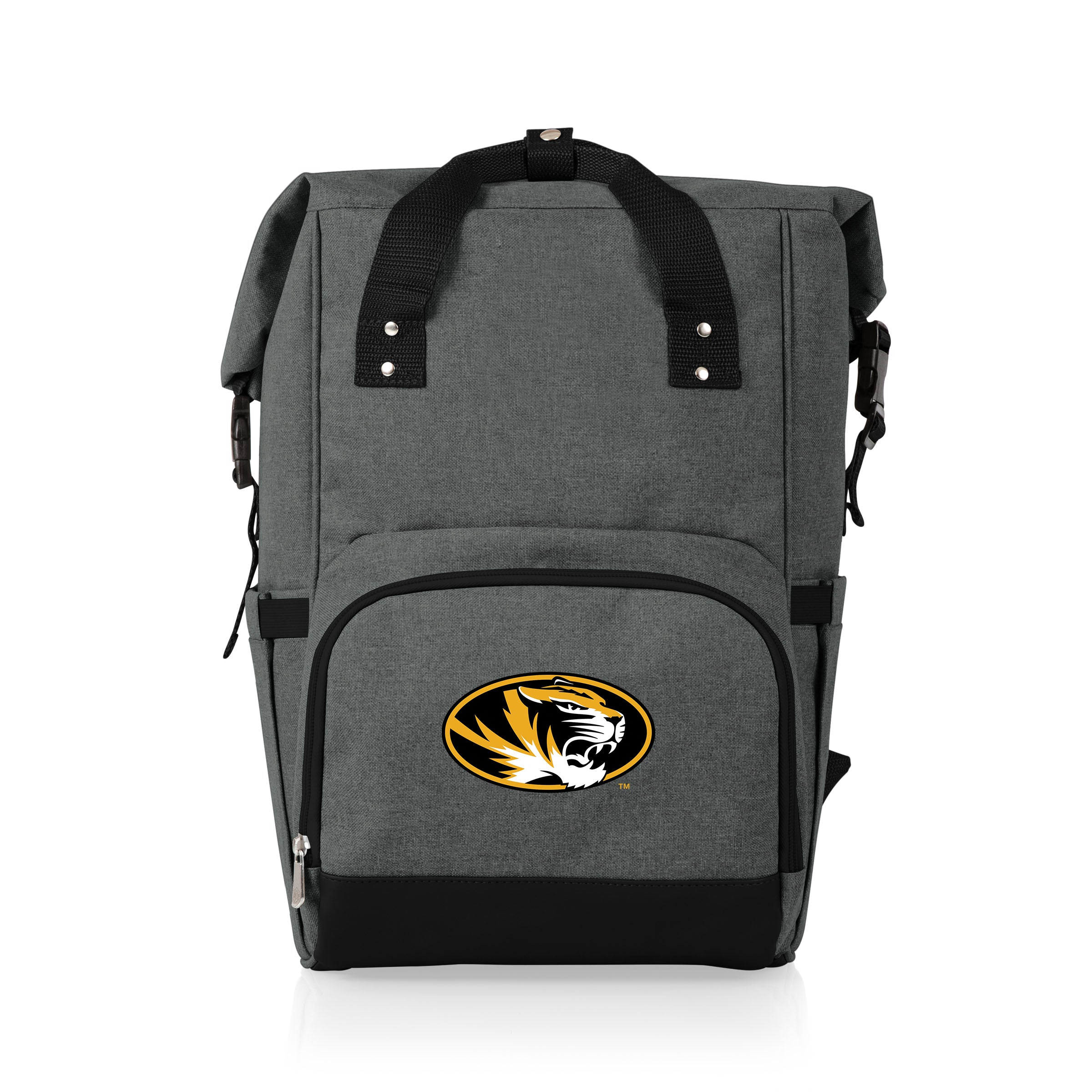 Mizzou Tigers - On The Go Roll-Top Backpack Cooler