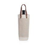 Pinot Jute Single Bottle Insulated Wine Bag