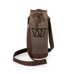 Washington Commanders - Waxed Canvas Wine Tote