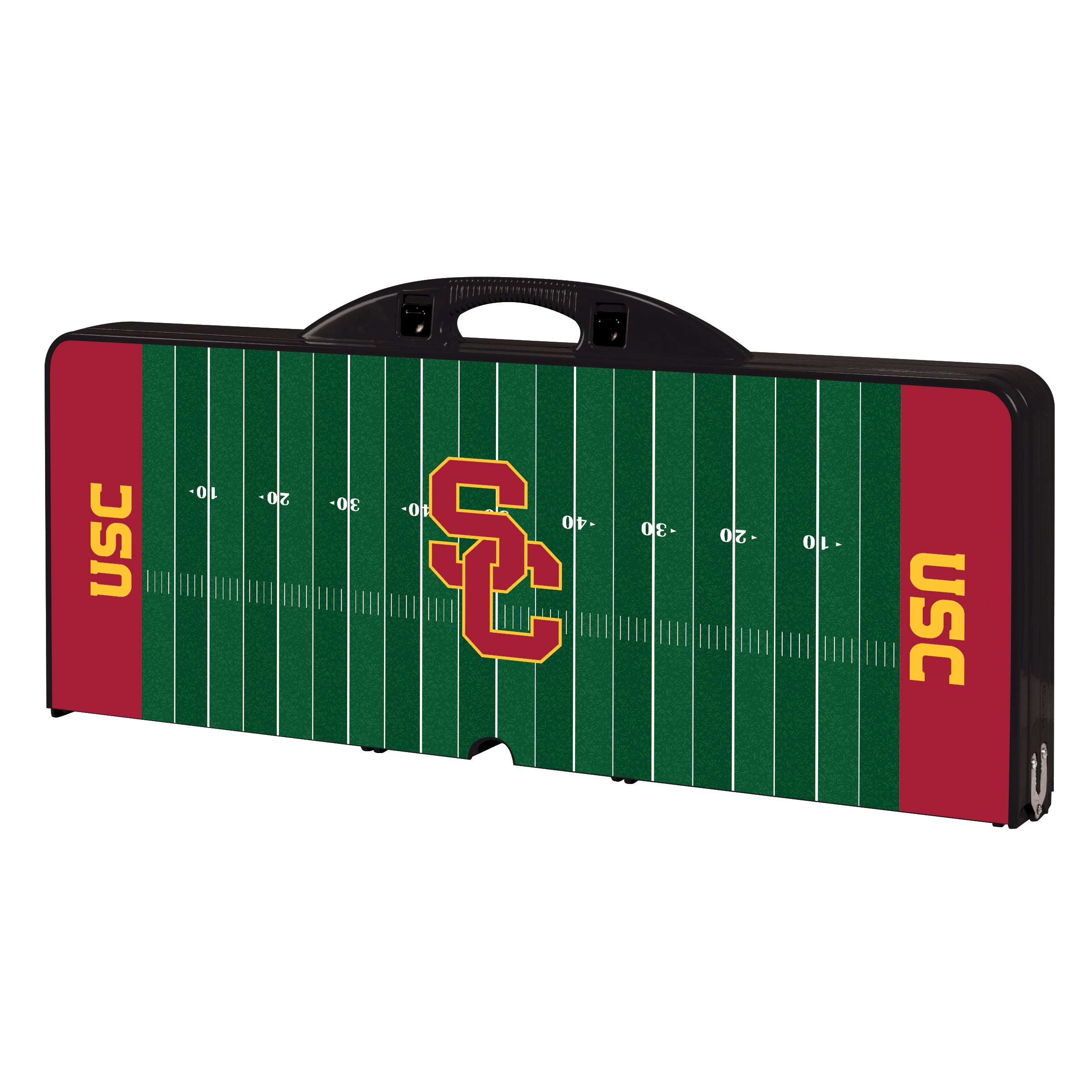 USC Trojans - Picnic Table Portable Folding Table with Seats