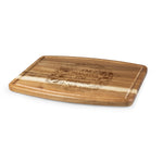 Mickey & Minnie Mouse Thanksgiving - Ovale Acacia Cutting Board