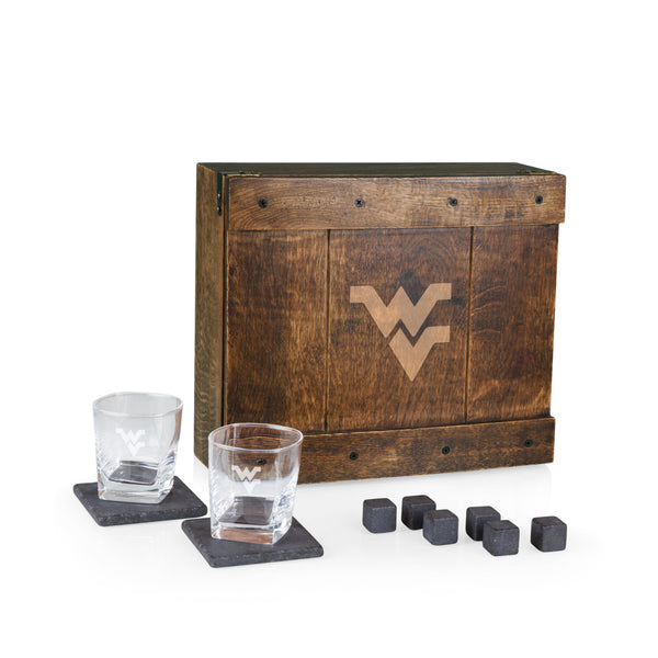 West Virginia Mountaineers - Whiskey Box Gift Set