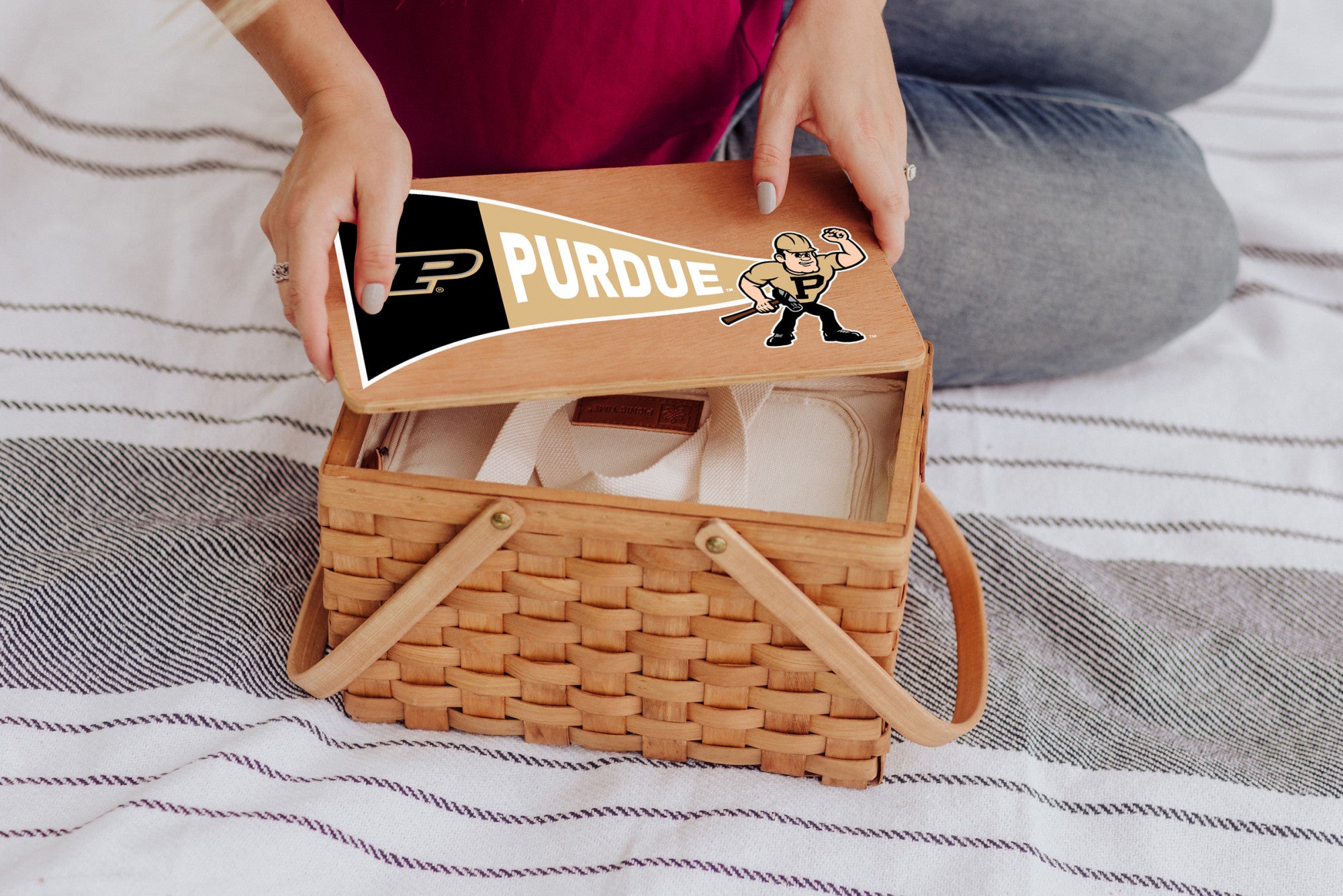 Purdue Boilermakers - Poppy Personal Picnic Basket