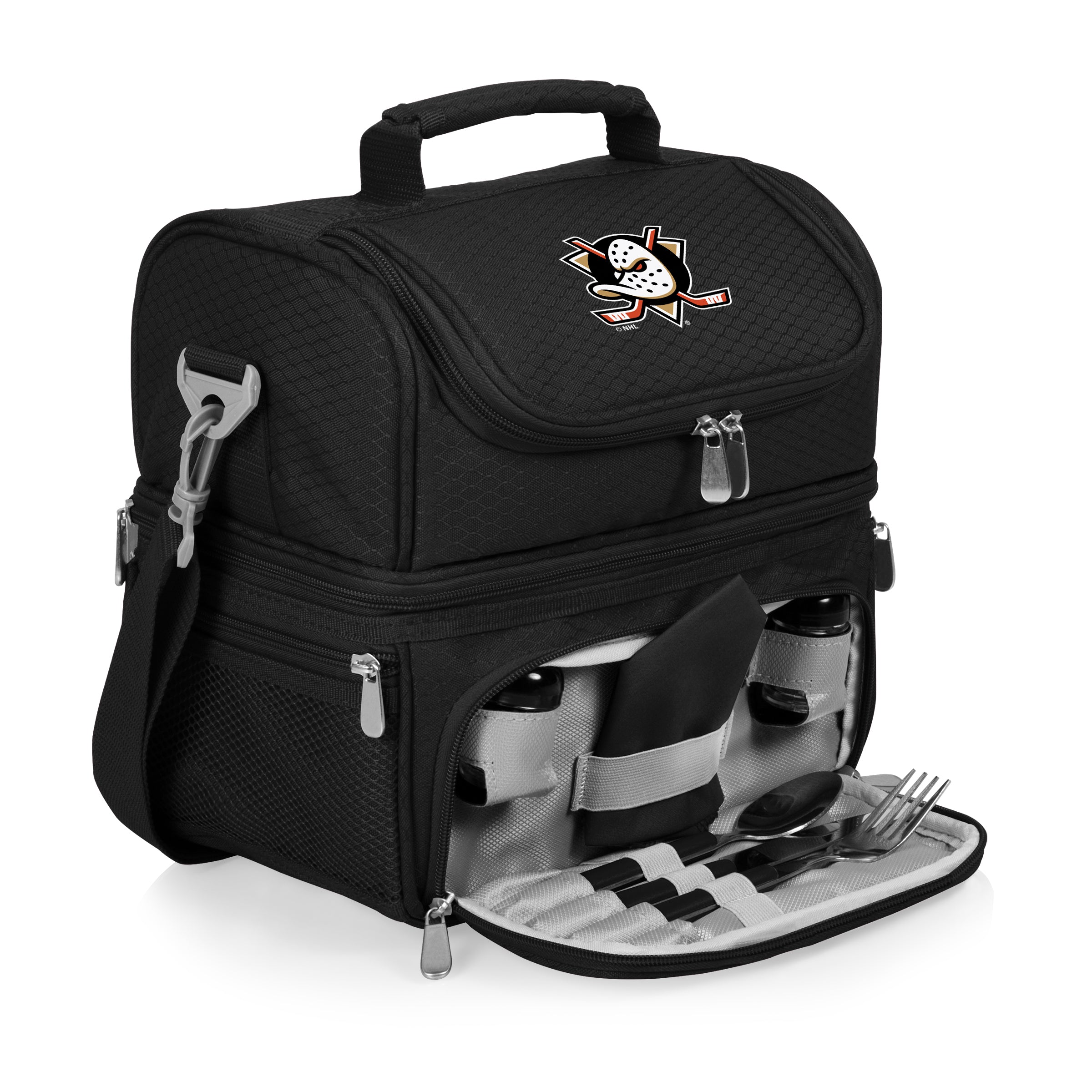 Anaheim Ducks - Pranzo Lunch Bag Cooler with Utensils