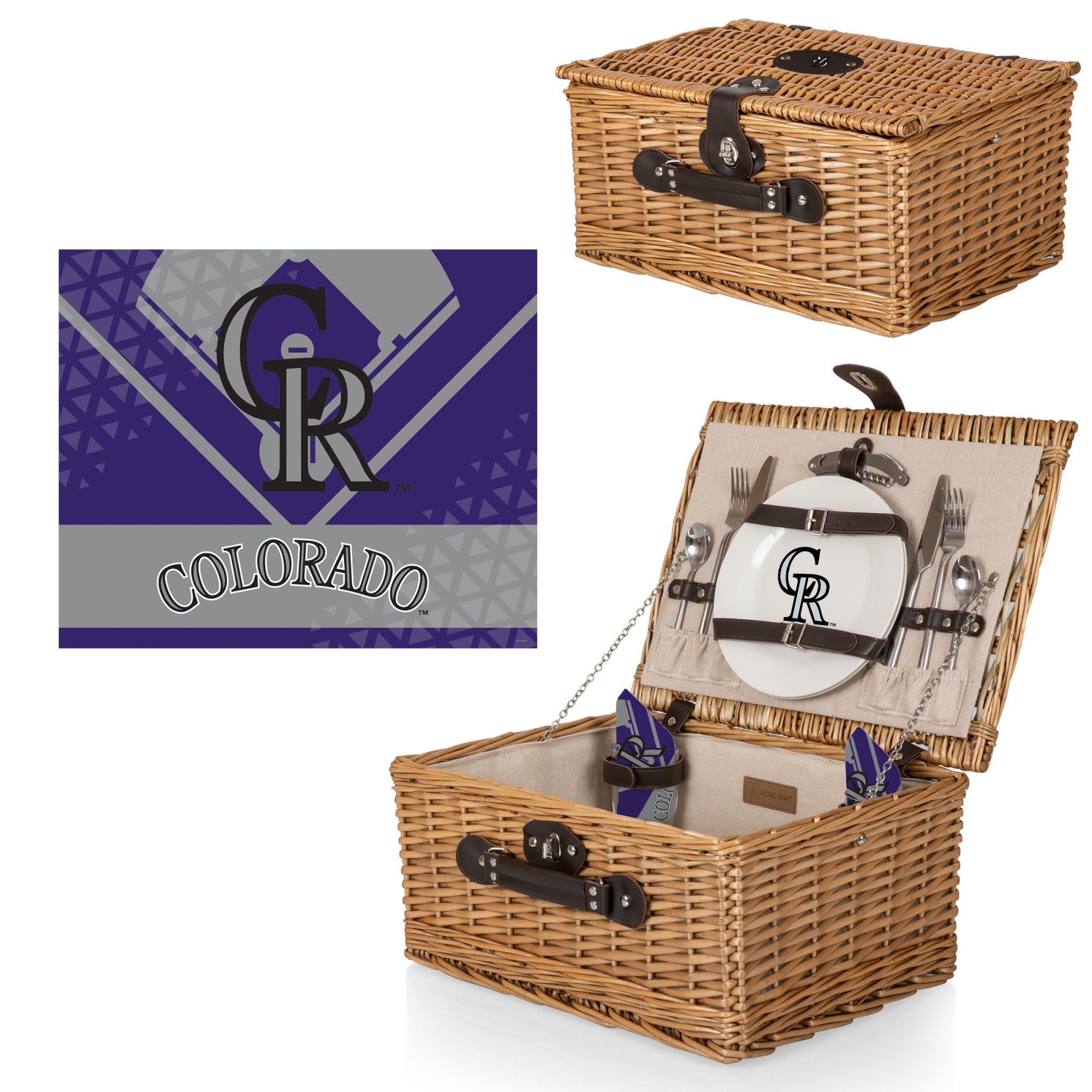 Colorado Rockies - Classic Picnic Basket