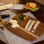 Mickey & Minnie Mouse Thanksgiving - Ovale Acacia Cutting Board
