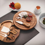 Lilo & Stitch Hands Raised - Acacia Brie Cheese Cutting Board & Tools Set