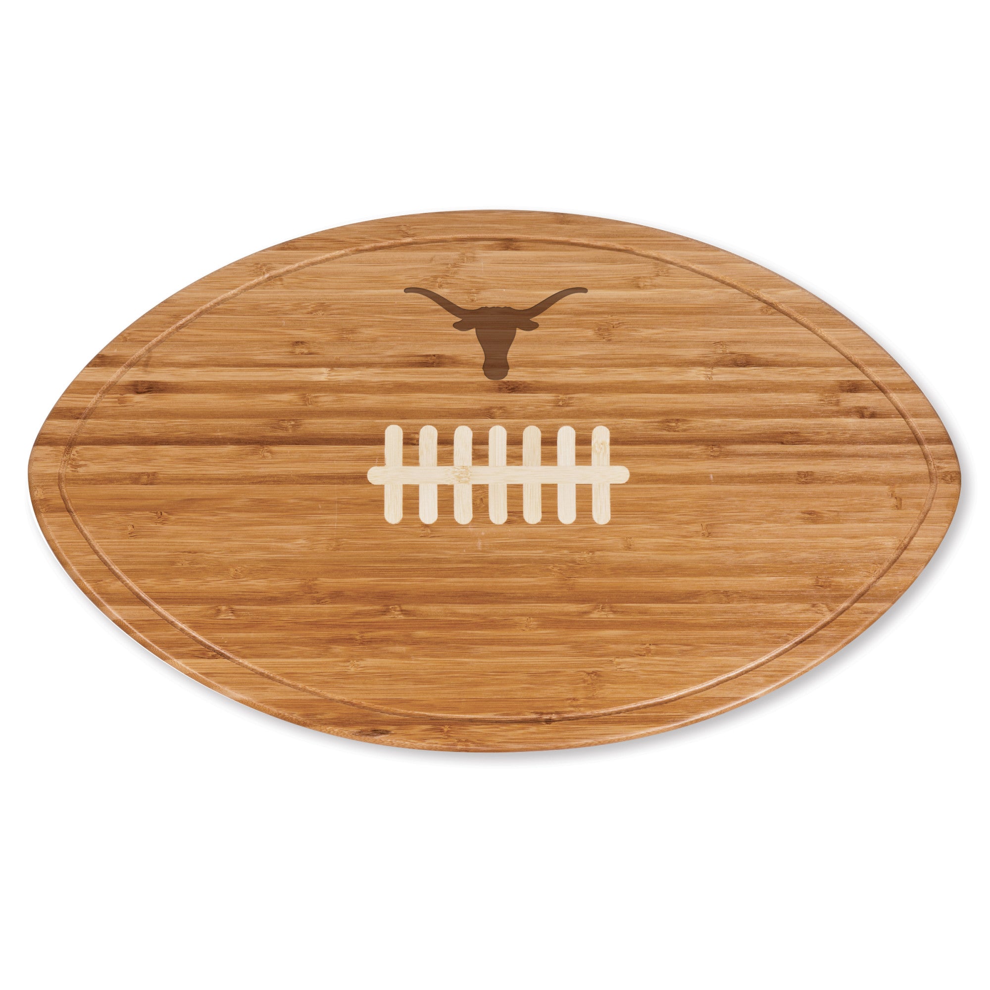 Texas Longhorns - Kickoff Football Cutting Board & Serving Tray