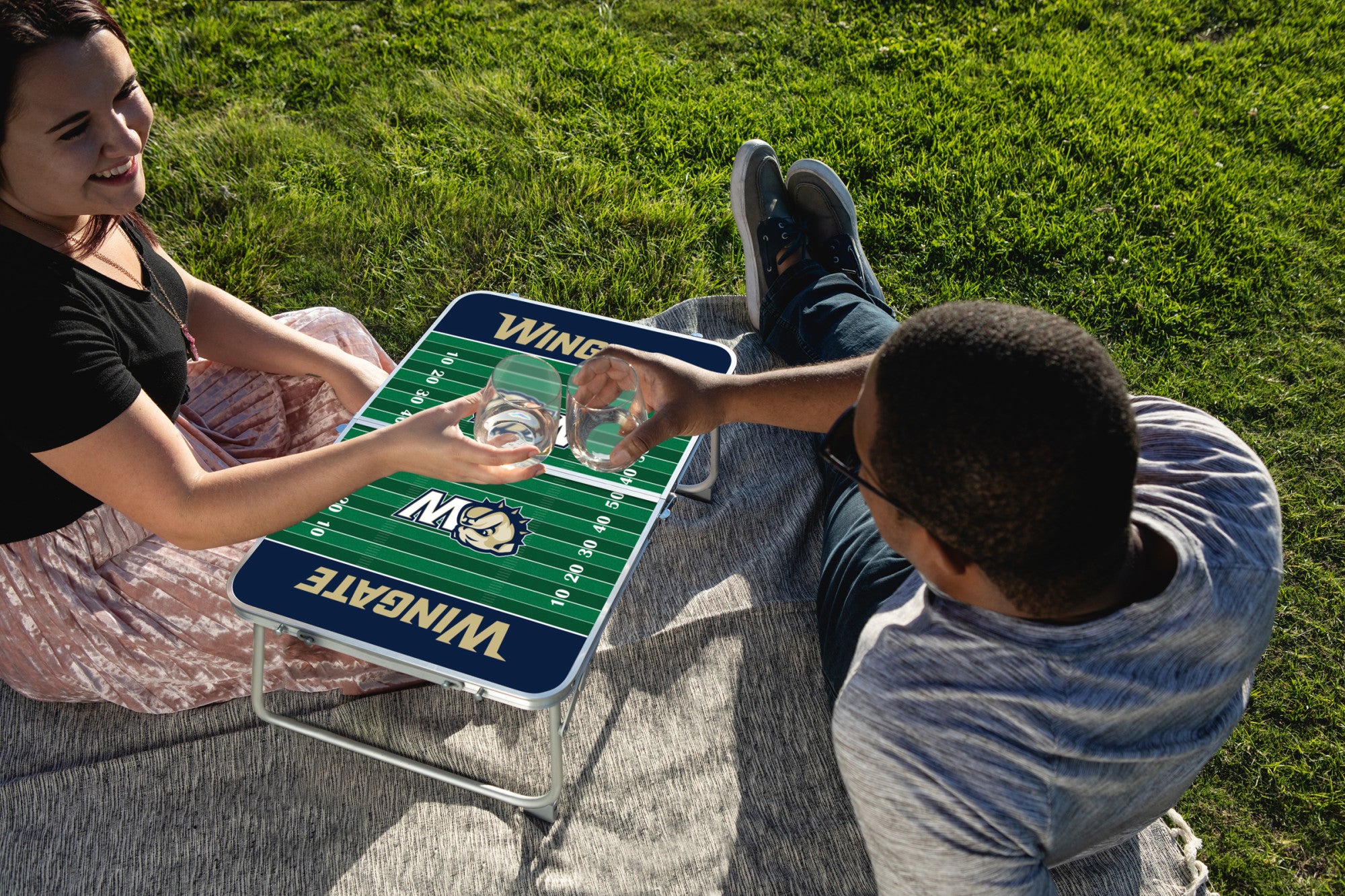 Wingate University Bulldogs - Concert Table Mini Portable Table