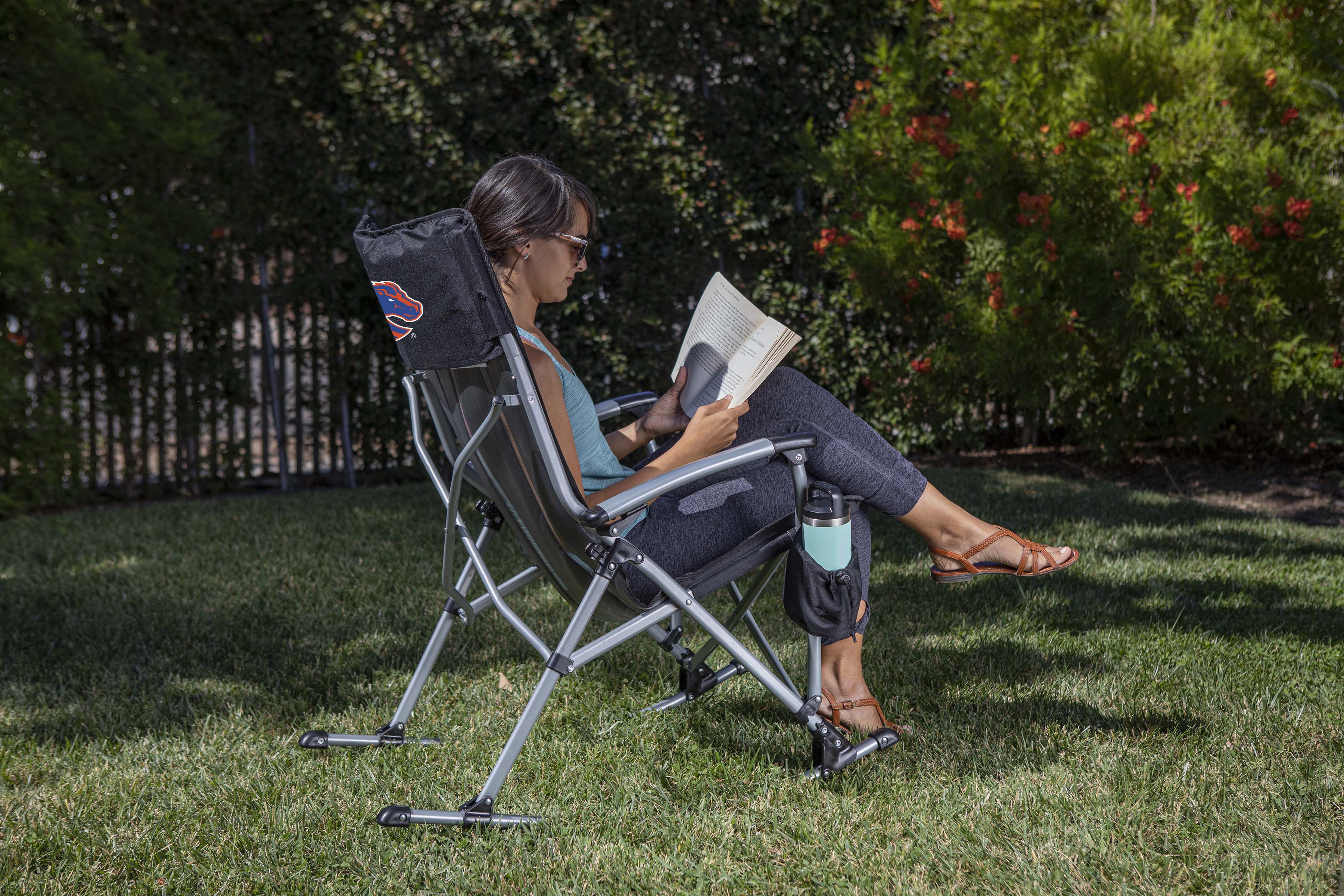 Boise State Broncos - Outdoor Rocking Camp Chair