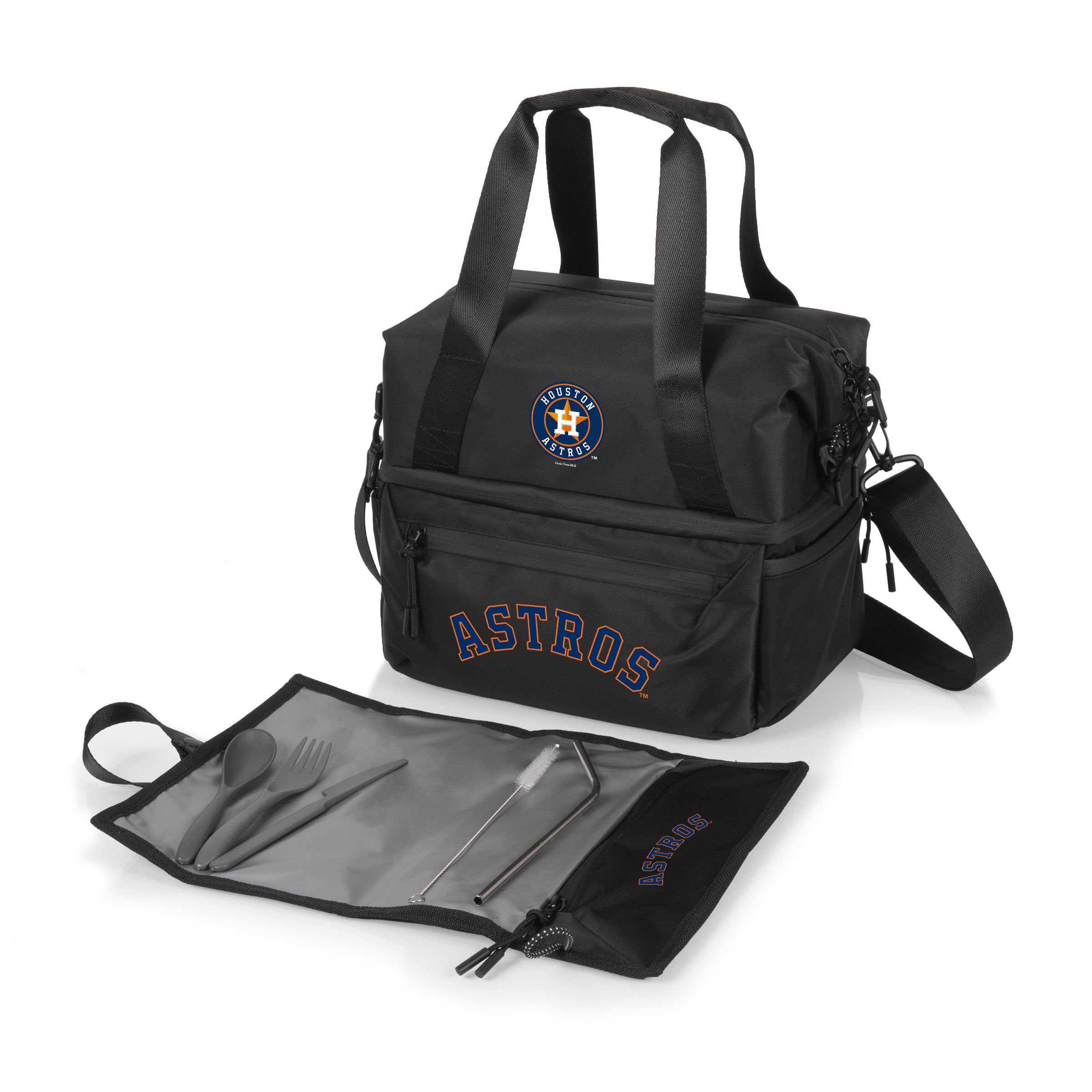 Houston Astros - Tarana Recycled Lunch Bag Cooler with Utensils