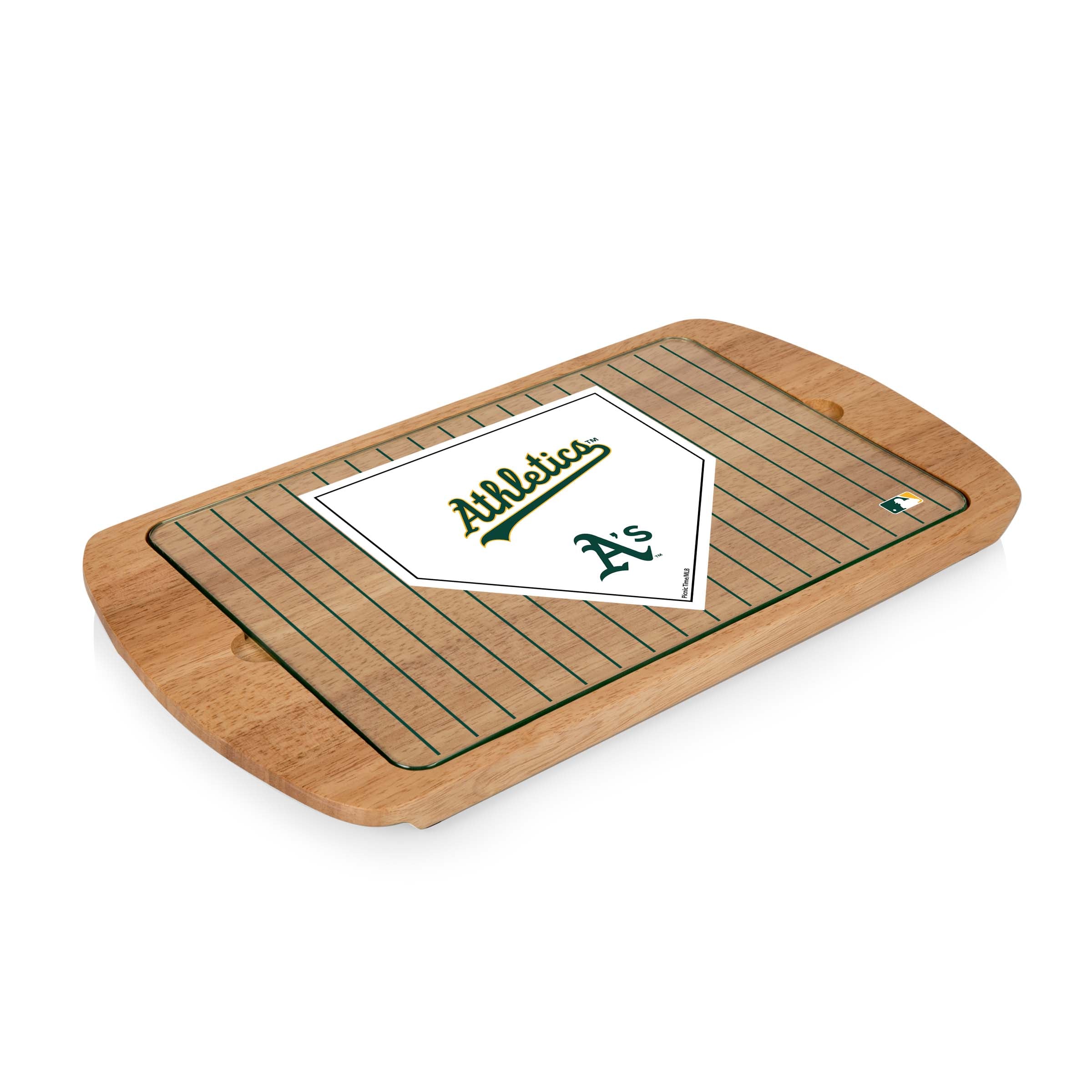 Oakland Athletics - Billboard Glass Top Serving Tray