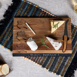 Texas Longhorns - Delio Acacia Cheese Cutting Board & Tools Set