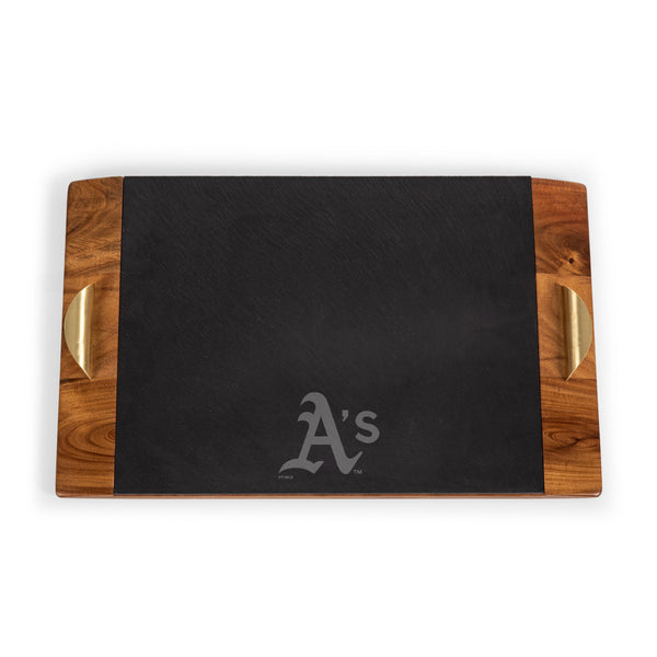 Oakland Athletics - Covina Acacia and Slate Serving Tray