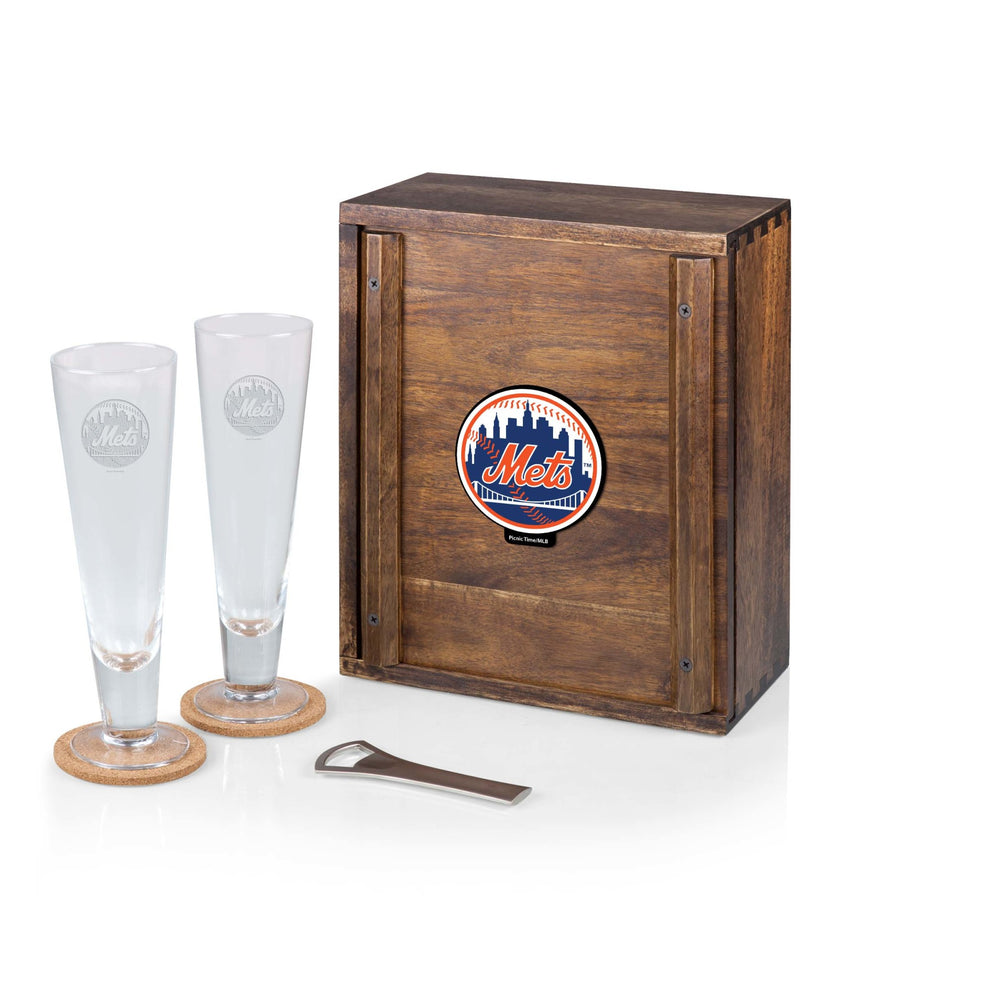 New York Mets - Pilsner Beer Glass Gift Set