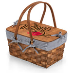 Wizard of Oz - Kansas Handwoven Wood Picnic Basket