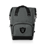 Las Vegas Raiders - On The Go Roll-Top Backpack Cooler