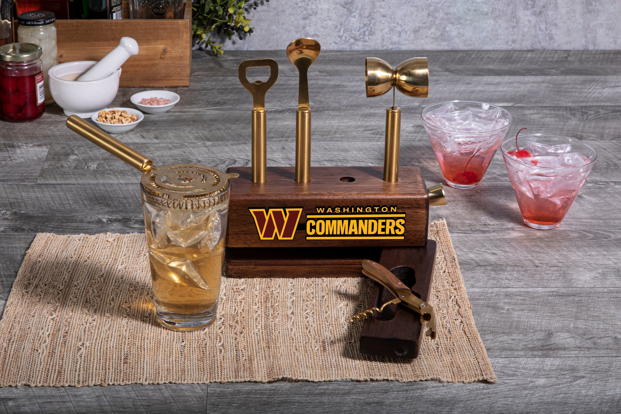 Washington Commanders - Sidecar 5-Piece Bar Tool Set