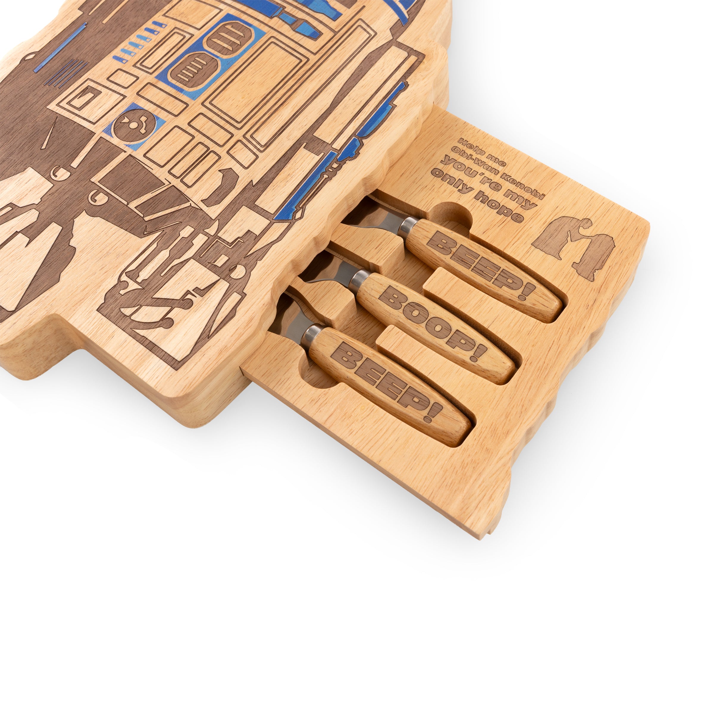 Star Wars - R2-D2 Cheese Board with Tools