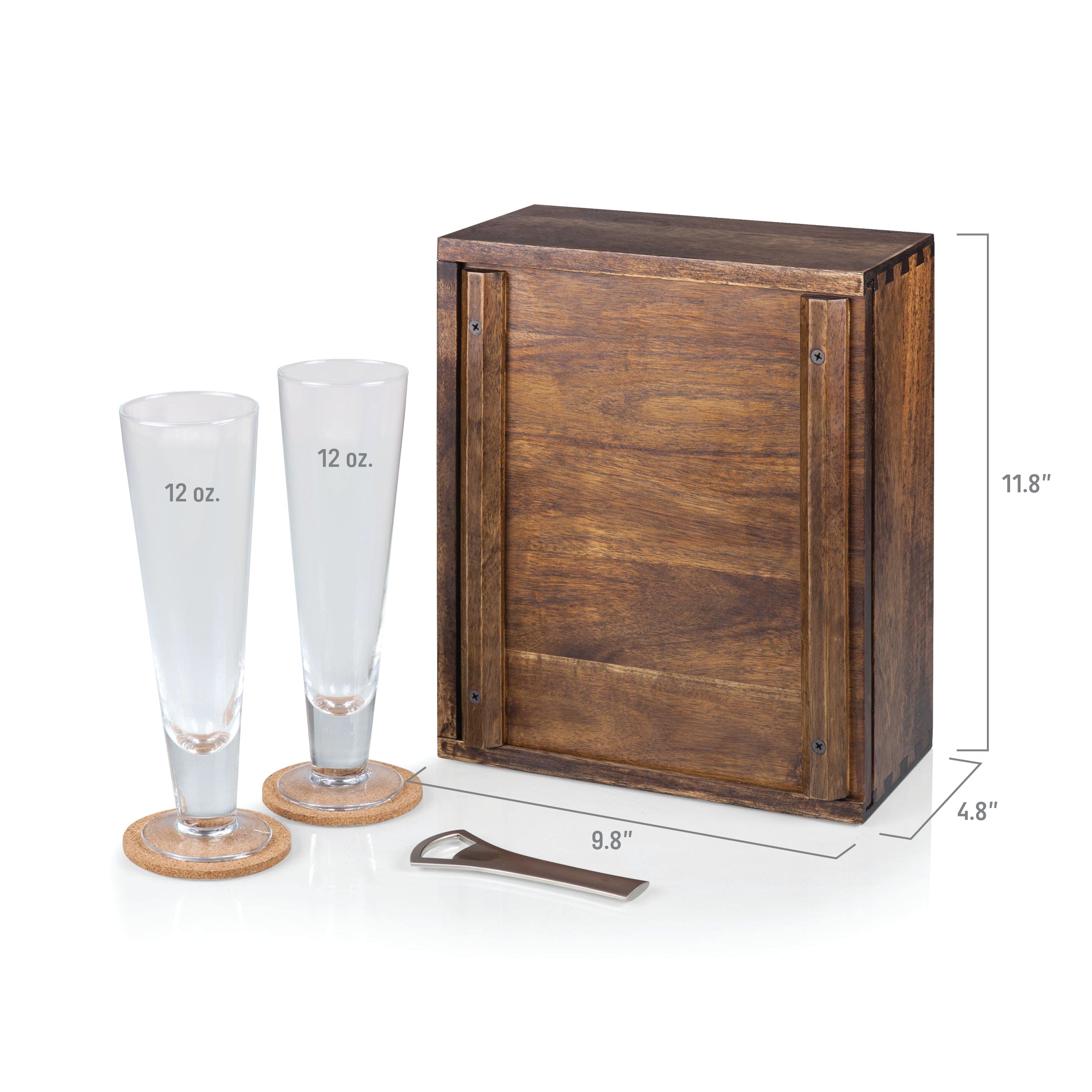 Monogram - Pilsner Beer Glass Gift Set