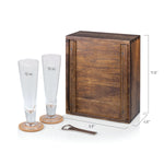 Wedding/Anniversary - Pilsner Beer Glass Gift Set