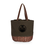 Edmonton Oilers - Coronado Canvas and Willow Basket Tote