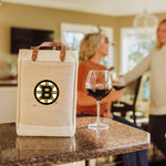 Boston Bruins - Pinot Jute 2 Bottle Insulated Wine Bag