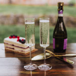Arbane Champagne Glass Set with Cake Knife