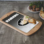 Las Vegas Raiders - Billboard Glass Top Serving Tray