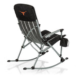 Texas Longhorns - Outdoor Rocking Camp Chair