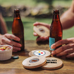 Pittsburgh Steelers - Coasters with Bottle Openers Set of 4