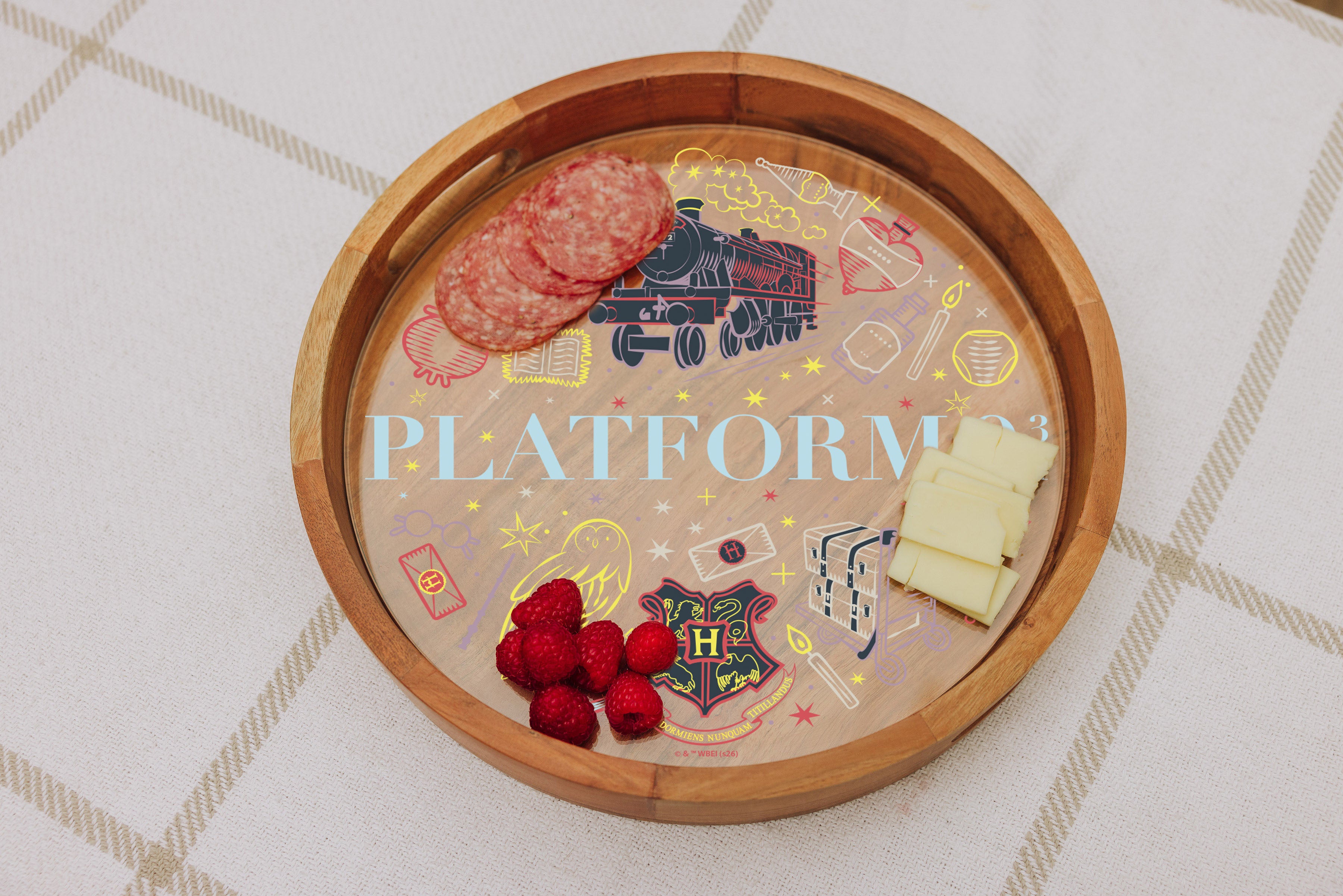Harry Potter Platform 9 3/4 - Barista Serving Tray with Glass Insert
