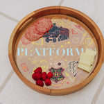 Harry Potter Platform 9 3/4 - Barista Serving Tray with Glass Insert