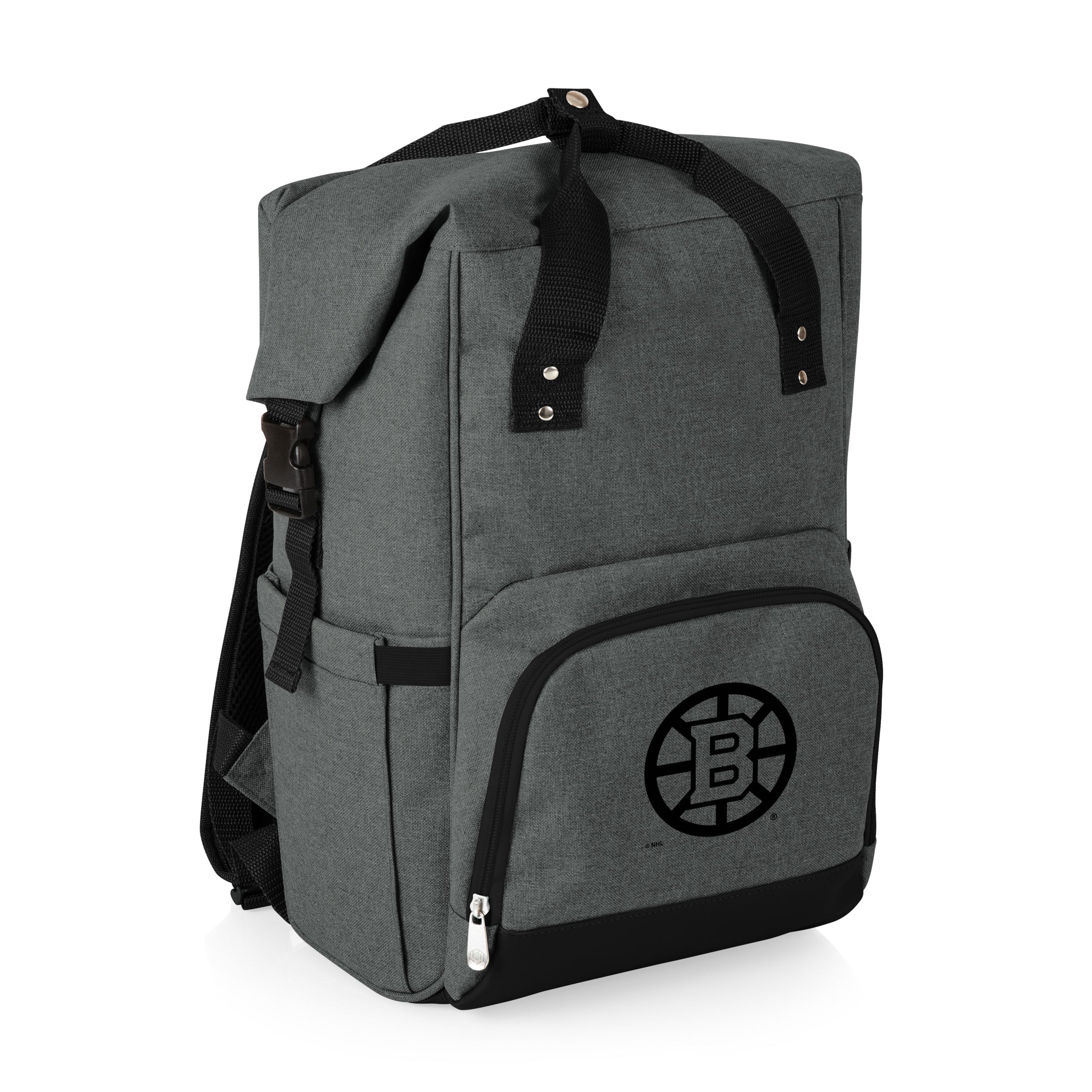 Boston Bruins - On The Go Roll-Top Backpack Cooler