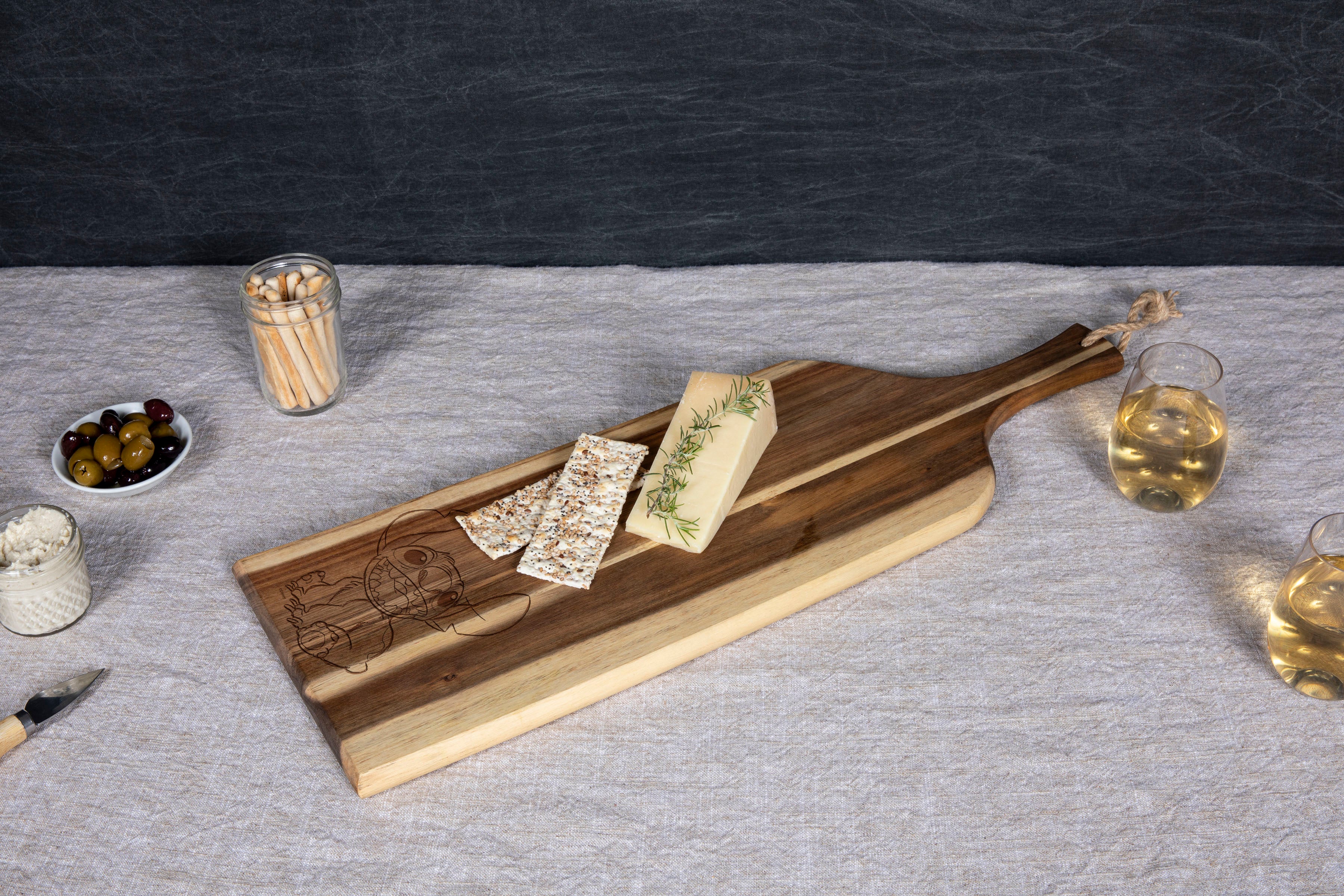 Lilo & Stitch - Artisan 24" Acacia Charcuterie Board