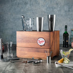 Minnesota Twins - Madison Acacia Tabletop Bar Set