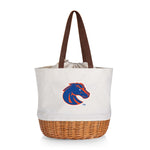 Boise State Broncos - Coronado Canvas and Willow Basket Tote