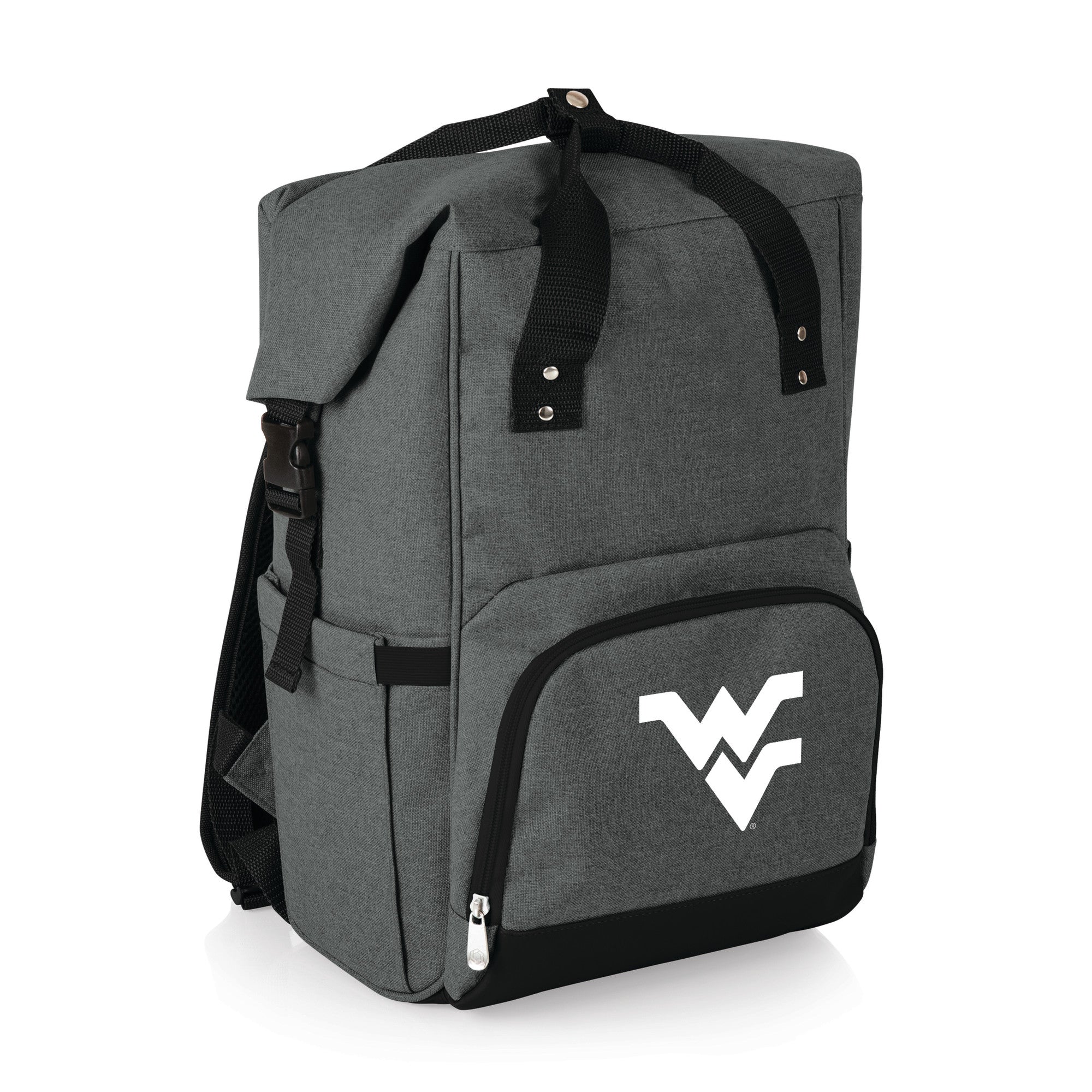 West Virginia Mountaineers - On The Go Roll-Top Backpack Cooler