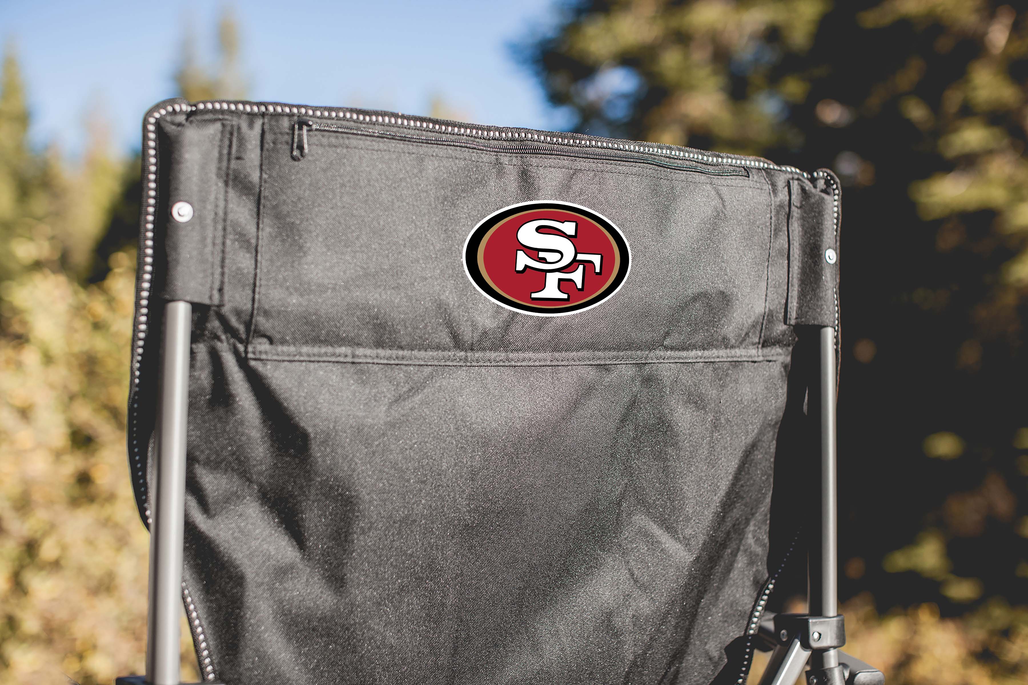 San Francisco 49ers Logo - Big Bear XXL Camping Chair with Cooler