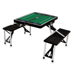 Football Field - Kansas State Wildcats - Picnic Table Portable Folding Table with Seats