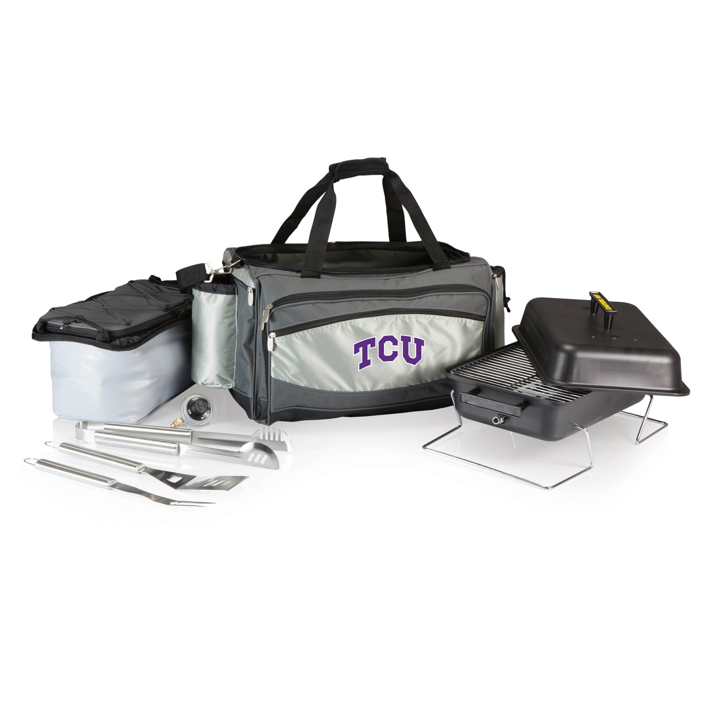 TCU Horned Frogs - Vulcan Portable Propane Grill & Cooler Tote