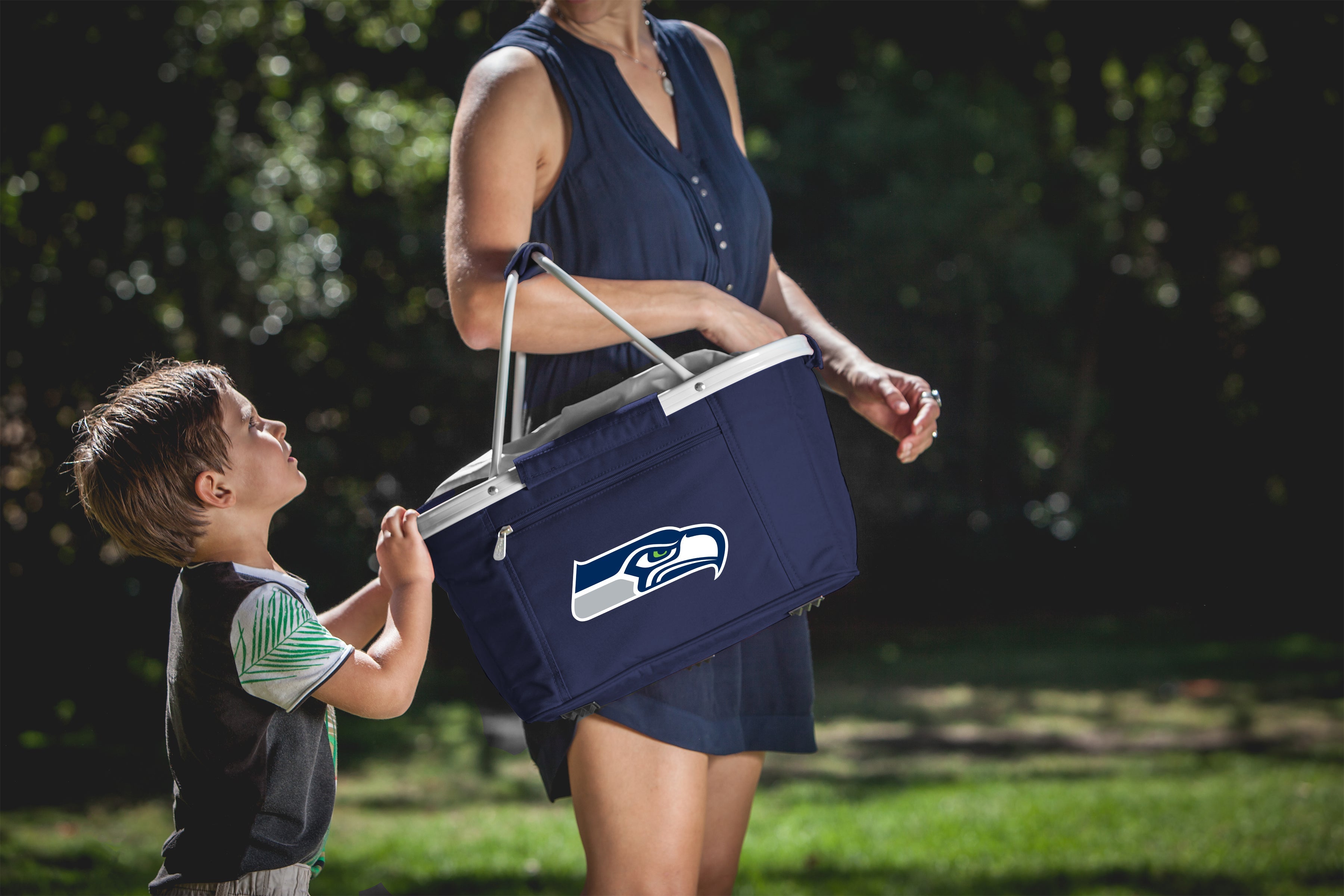 Seattle Seahawks - Metro Basket Collapsible Cooler Tote