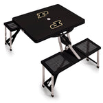 Purdue Boilermakers - Picnic Table Portable Folding Table with Seats